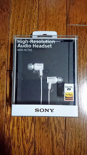 Xperia Z5専用ハイレゾ対応NCイヤホン買ってしまった（MDR-NC750